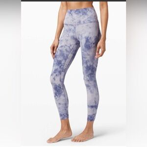 Lululemon Align Pant 25" in Iced Iris Peri Purple Diamond Dye